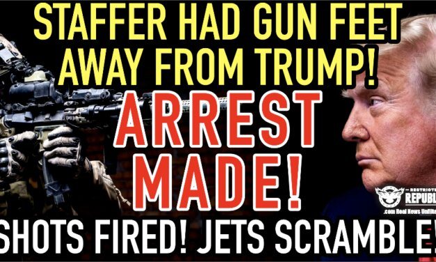 Staffer Reportedly Had GUN Feet Away From Trump! Arrest Made! Shots Fired! Jets Scramble! 
